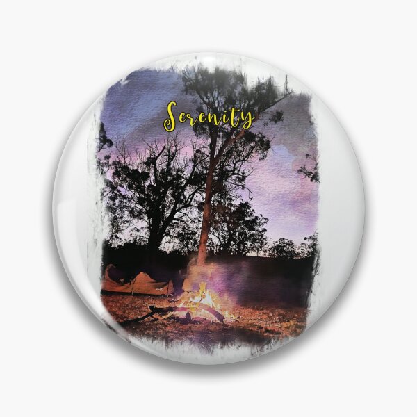 Item preview, Serenity At The Campfire Digital Painting Painting WallsOfFameAust designed and sold by WallsOfFameAust.