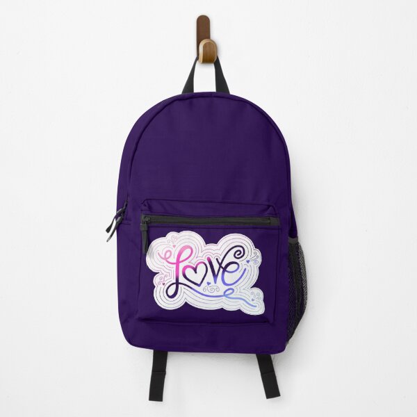 Item preview, Love Swirl Doodle Omnisexual Pride Flag Lettering designed and sold by JoyfulJen.