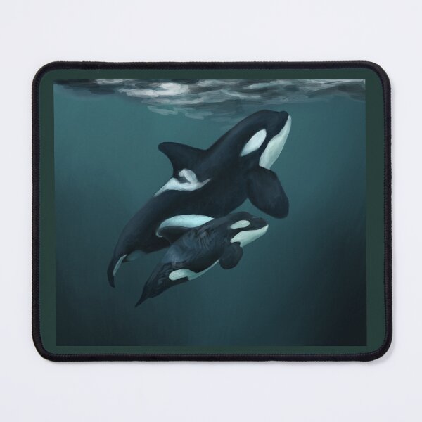 Item preview, Orca and child designed and sold by Aubree Parkinson.