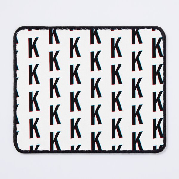 Item preview, Black letter K with red and blue lines designed and sold by MUJU-pixel.
