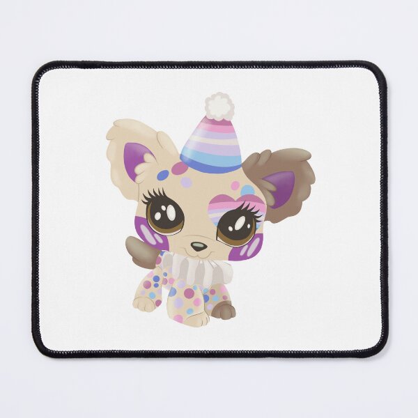 Item preview, bigender pride littlest pet shop clown puppy designed and sold by oxxxenfree.