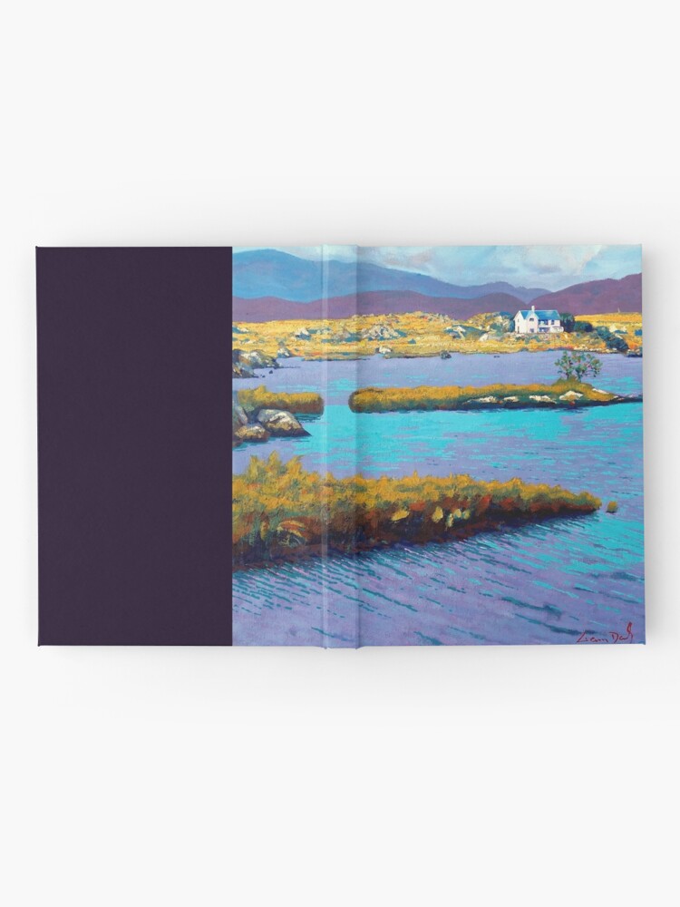 Alternate view of Lough Nafurnace, Galway, Ireland. Hardcover Journal