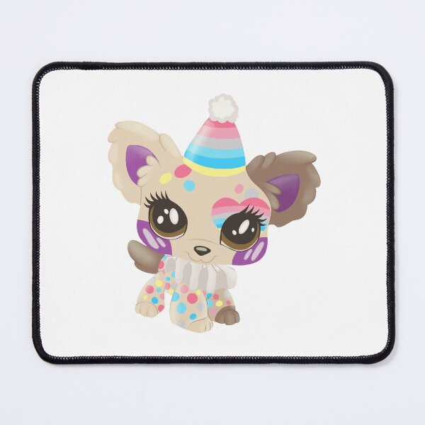 Item preview, genderflux pride littlest pet shop clown puppy designed and sold by oxxxenfree.