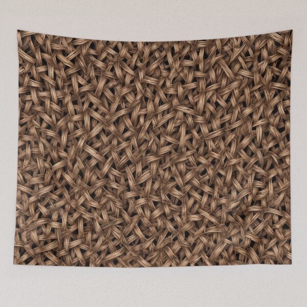 Item preview, Abstract Brown Wicker Pattern designed and sold by calibrit.