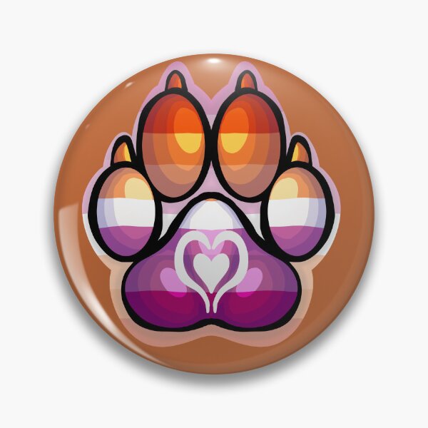 Item preview, Paw pride Ver2 - Lesbian designed and sold by StoneStudios.