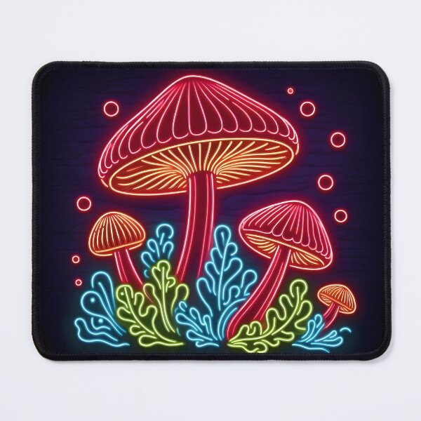 Item preview, Shamanic Neon Mushrooms designed and sold by NikitaVoadora.