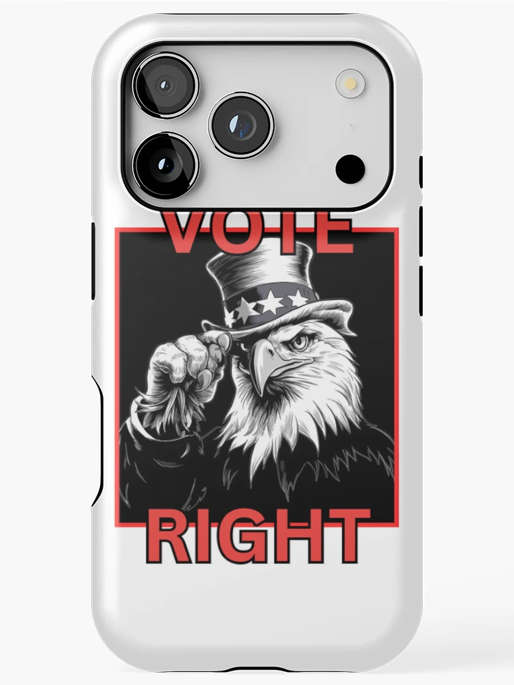 Thumbnail 1 of 4, iPhone Case, VOTE RIGHT designed and sold by RWCarpenter.