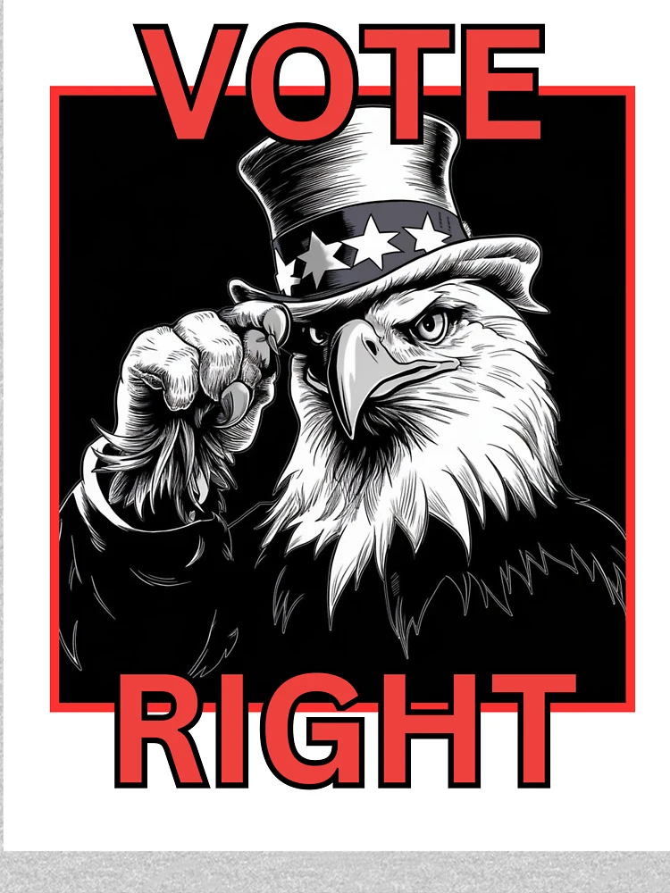 Thumbnail 4 of 4, Tank Top, VOTE RIGHT designed and sold by RWCarpenter.