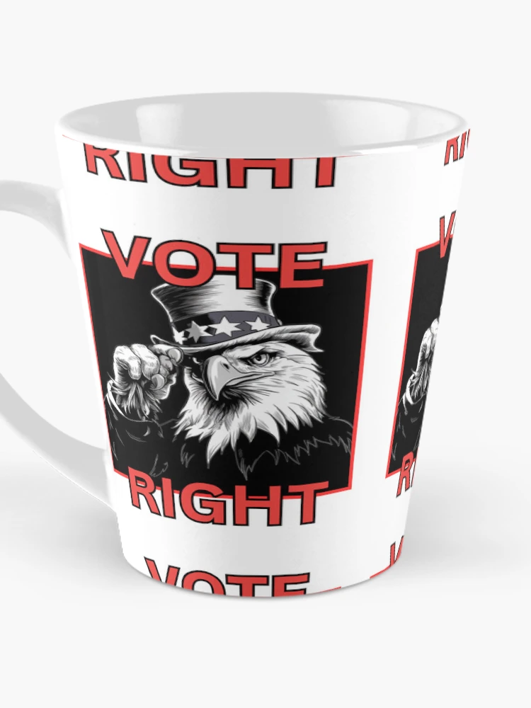 Thumbnail 3 of 4, Coffee Mug, VOTE RIGHT designed and sold by RWCarpenter.