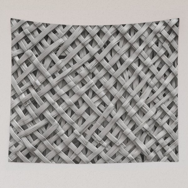 Item preview, Abstract White Wicker Pattern designed and sold by calibrit.