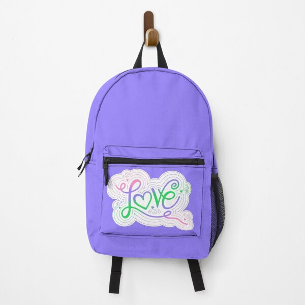 Item preview, Love Swirl Doodle Trigender Pride Flag Lettering designed and sold by JoyfulJen.