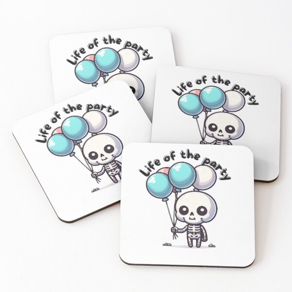 Item preview, Life of the party , Skeleton design, Cute Skeleton, Halloween design  designed and sold by DammyK89.