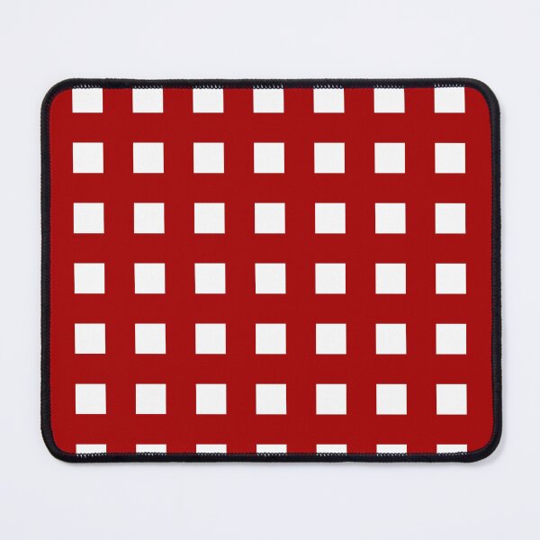 Item preview, Deep Red Bold Grid Squares Minimal Pattern Design designed and sold by patternsoup.