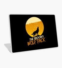 The Groom's Wolf Pack Laptop Skin