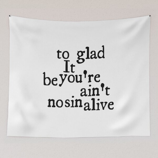 Item preview, Lyric Ain't No Sin To Be Glad You're Alive. Bruce  WallsOfFameAust designed and sold by WallsOfFameAust.
