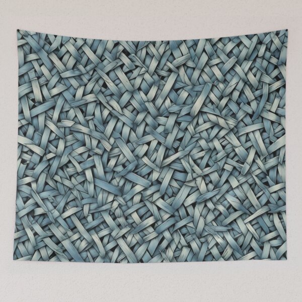 Item preview, Abstract Blue Wicker Pattern designed and sold by calibrit.