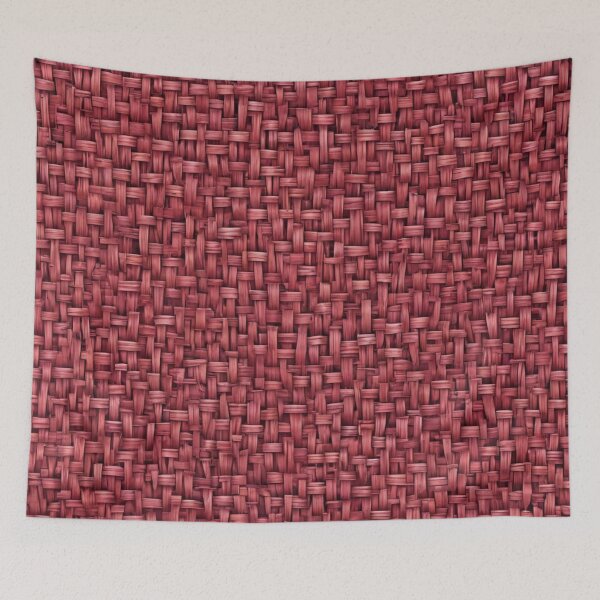 Item preview, Abstract Red Wicker Pattern designed and sold by calibrit.