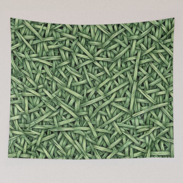 Item preview, Abstract Green Wicker Pattern designed and sold by calibrit.