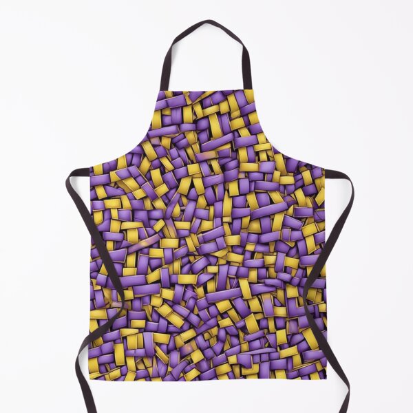 Item preview, Abstract Purple and Yellow Wicker Pattern designed and sold by calibrit.