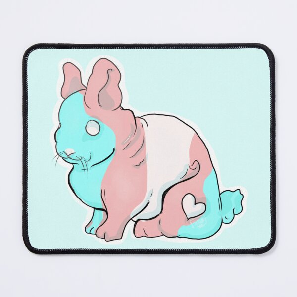 Item preview, Transgender pride bunny! designed and sold by NeutralDragons.