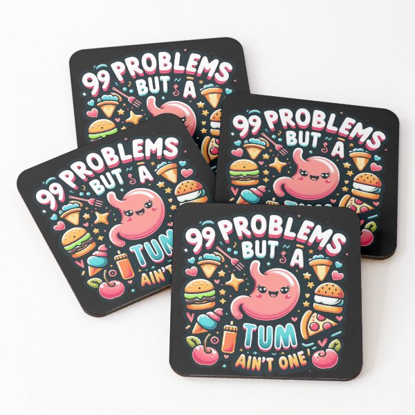 Item preview, 99 problems but a tum ain't one designed and sold by TumSupplies.