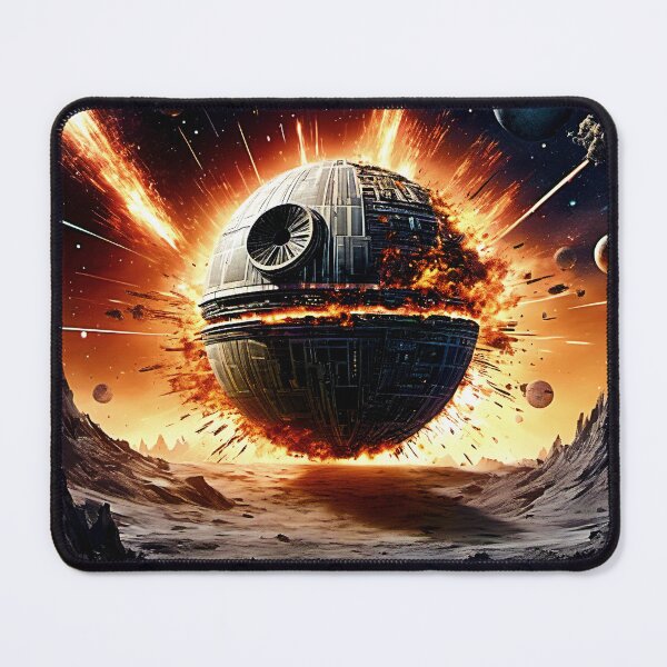 Item preview, Death Star Tribute 2 Digital Painting WallsOffameAust designed and sold by WallsOfFameAust.