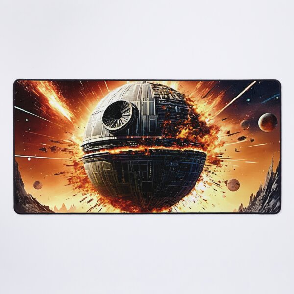 Item preview, Death Star Tribute 2 Digital Painting WallsOffameAust designed and sold by WallsOfFameAust.