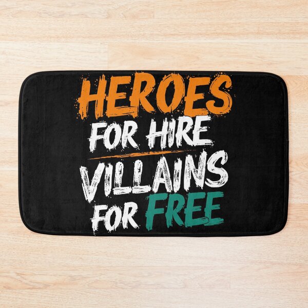 Item preview, Heroes for Hire Villains for Free designed and sold by Quirky Shirts.