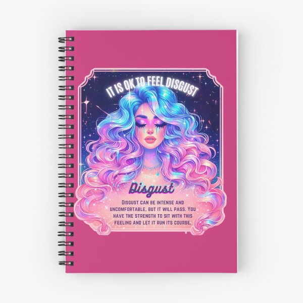 Item preview, Pastel Holographic Watercolor Sticker: Accepting Disgust, Embracing Emotional Authenticity designed and sold by Queueka.