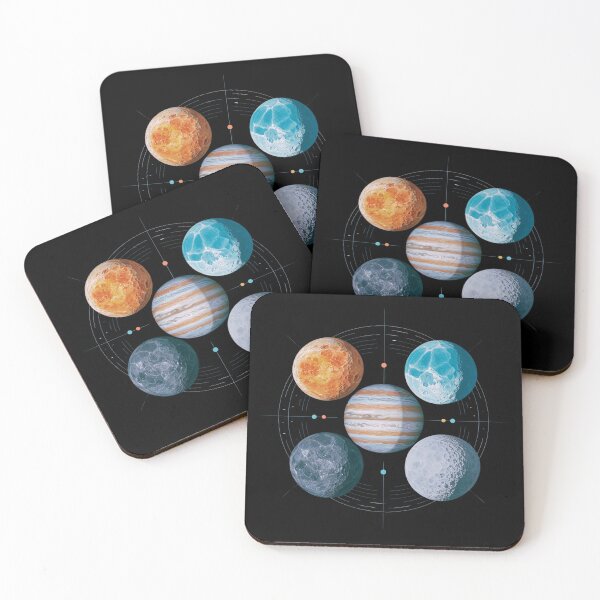 Item preview, Galilean Moons Orbiting Jupiter Space designed and sold by Taans-Creation.