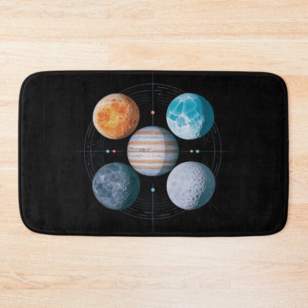 Item preview, Galilean Moons Orbiting Jupiter Space designed and sold by Taans-Creation.