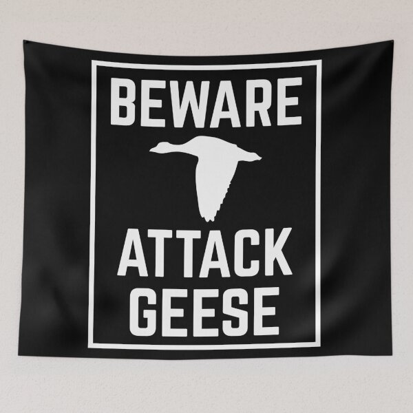Item preview, BEWARE ATTACK GEESE designed and sold by thetypographer.