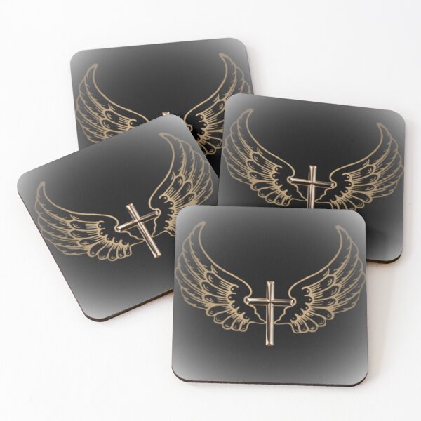 Item preview, The golden Winged Cross  designed and sold by FantasyPearl.