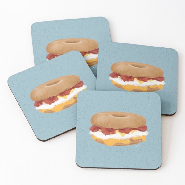 Item preview, Bacon Egg & Cheese on a Bagel Breakfast Sandwich designed and sold by srsig designs.