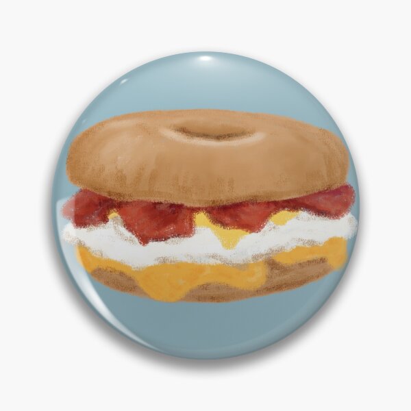 Item preview, Bacon Egg & Cheese on a Bagel Breakfast Sandwich designed and sold by srsig designs.