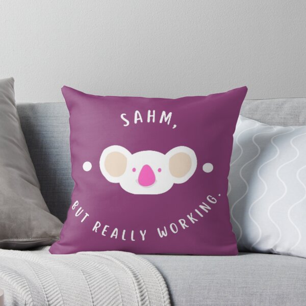 Item preview, SAHM, but really working pink and white  designed and sold by Rendanimolele.