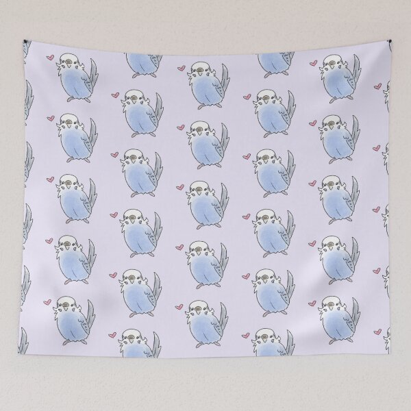 Item preview, heart budgie designed and sold by NaelsDesigns.