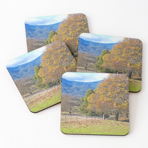 Item preview, Chestnut Trees And Mount Bogong Australia designed and sold by Joy Watson - Natural Light Photography .