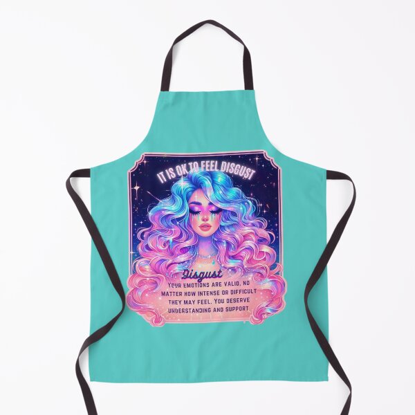 Item preview, Pastel Holographic Watercolor Sticker: Accepting Disgust, Embracing Emotional Authenticity designed and sold by Queueka.
