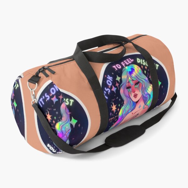 Item preview, Pastel Holographic Watercolor Sticker: Accepting Disgust, Embracing Emotional Authenticity designed and sold by Queueka.