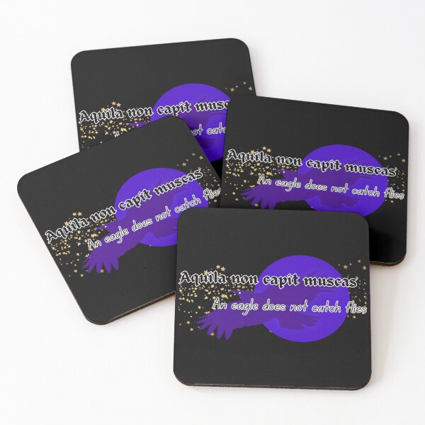Item preview, An eagle does not catch flies, Latin designed and sold by MakeWayDesign.
