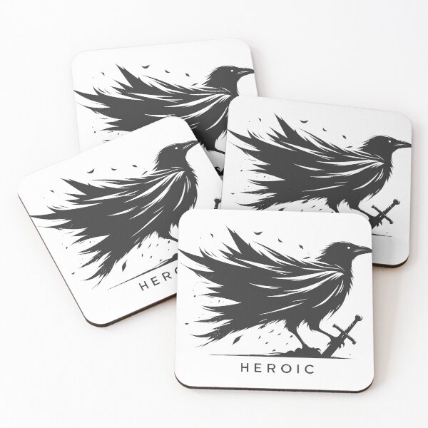Item preview, Heroic Raven with Sword designed and sold by Capizione.