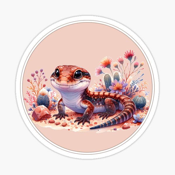 Item preview, Blue Tongue Lizard,  Australian Lizard, cute lizard designed and sold by DammyK89.