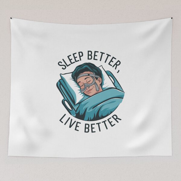 Item preview, Sleep Better, Live Better CPAP Design designed and sold by Peter Stawicki.