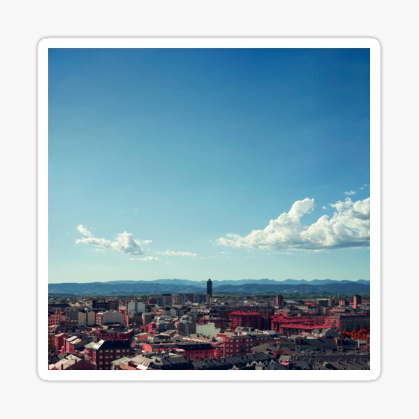 Red city Sticker