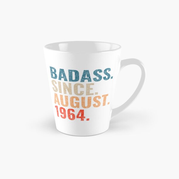 Item preview, Badass since August 1964 Vintage 1964 August birthday gift designed and sold by Teelogic.