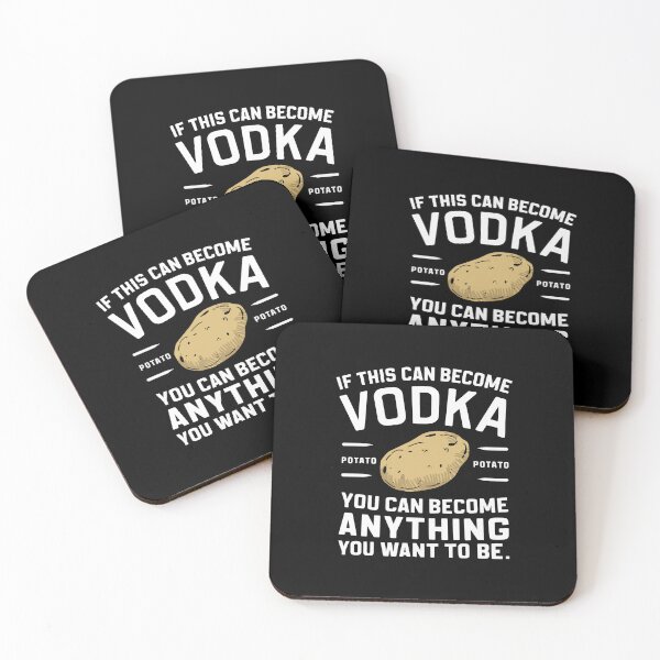 Item preview, Vodka potato motivational humour inspirational alcohol lover designed and sold by w1ckerman.