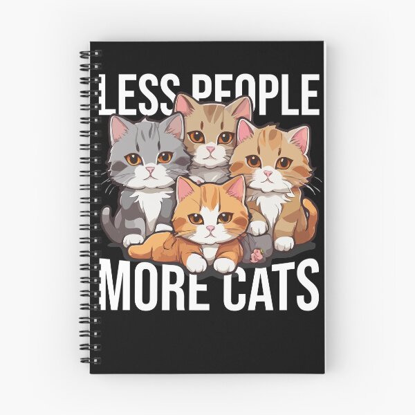 Item preview, Less People More Cats, Funny Cat Lover Introvert, Gift for Cat Lady Furparent, Anti-Social CatMom Catdad Eww People designed and sold by Peculiarts.