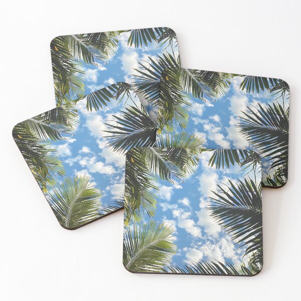 Item preview, Vista tropical del cielo azul y palmeras. designed and sold by dcrc.