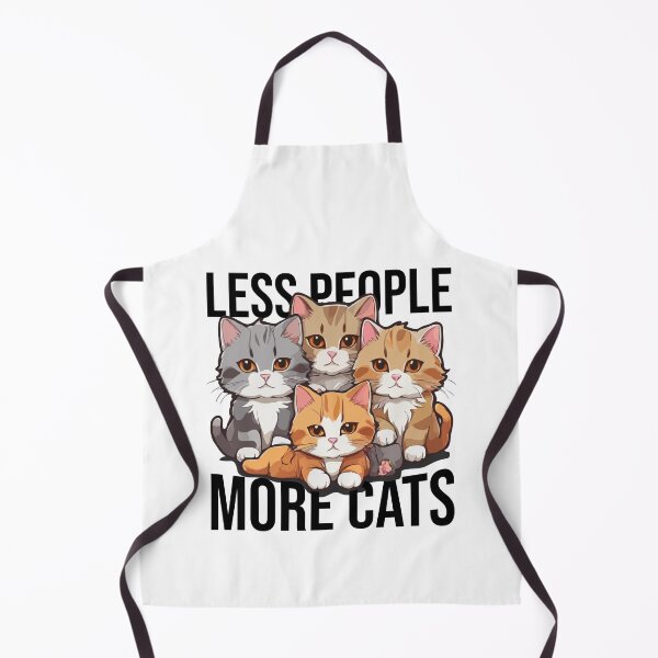 Item preview, Less People More Cats, Funny Cat Lover Introvert, Gift for Cat Lady Furparent, Anti-Social CatMom Catdad Eww People designed and sold by Peculiarts.